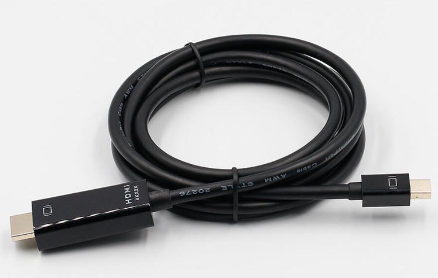1.8m 6FT Thunderbolt Mini DisplayPort Display Port mini DP Male to HDMI Male Converter cable For Apple Mac Macbook Mac Pro 