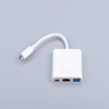  Black ABS Shell USB3.1 Type C To VGA Converter Adapter HUB Cable