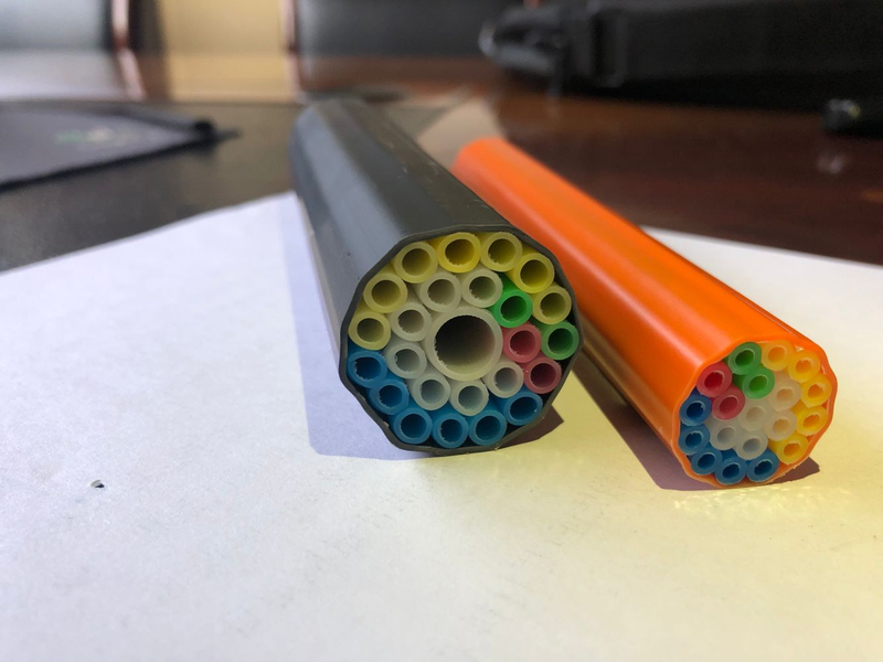 Optic Fiber Cable HDPE Microduct Tube Bundle 26ways 5/3.5mm 