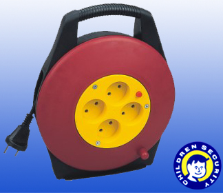overhead cable reel power cables