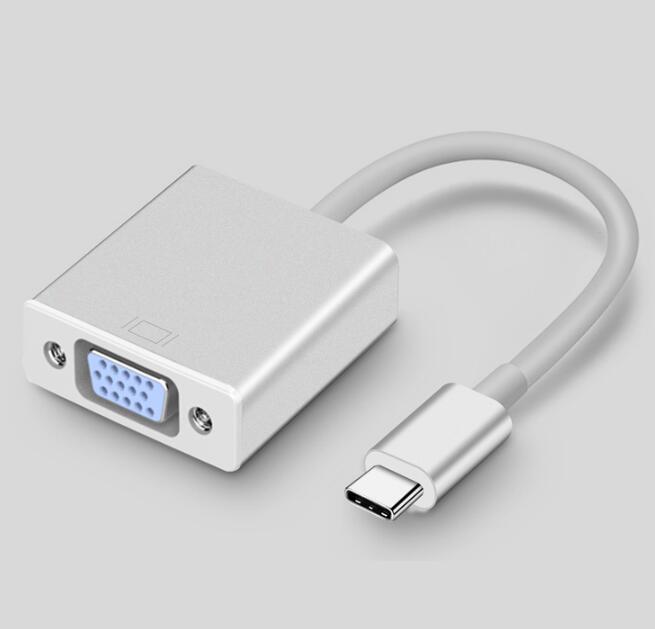 USB C HDTV USB 3.1 Type C to VGA Adapter Cable