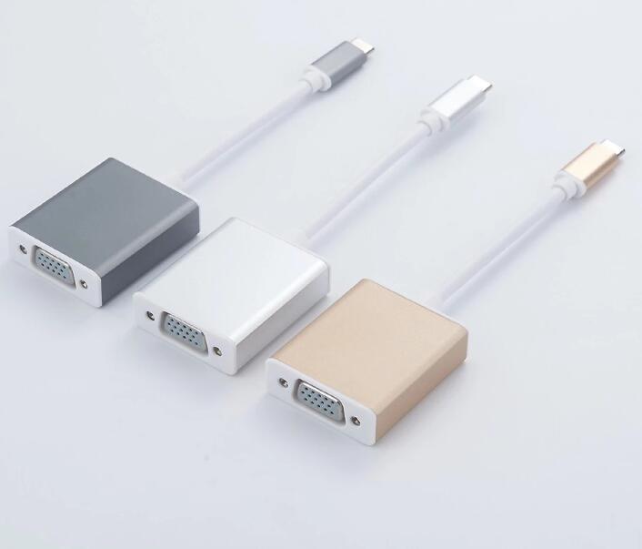 4K USB C Type C to VGA Adapter Cable 