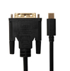 USB Type C male to DVI Male 1080p cable black
