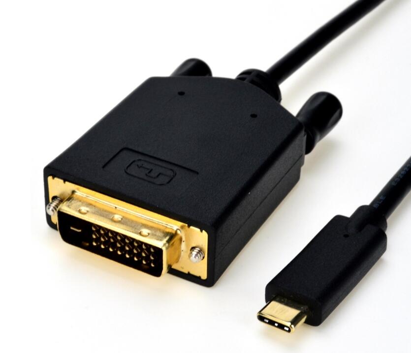 USB 3.1 Type C USB C to DVI Cable 6 Feet 1.8 Meters 1080P 