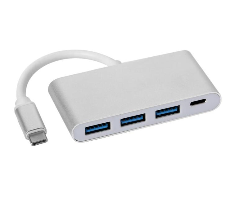 High Speed Transmission Wholesale Usb Hub 4 in 1 Type C Pro To Pd Hd Usb3.0 3.5mm Audio Adapter 