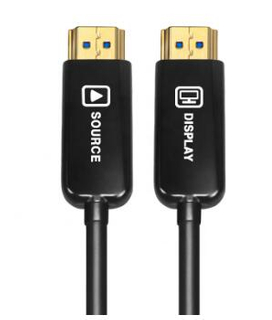 Custom Version A type male to A type male support 4K 3D 15m AOC fiber HDMI 4K cable 