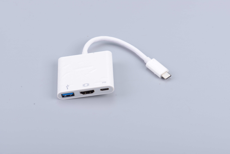 Usb C Male To Type C Female PD Charging HD MI 3 in 1 Usb 3.1 Type C Hub