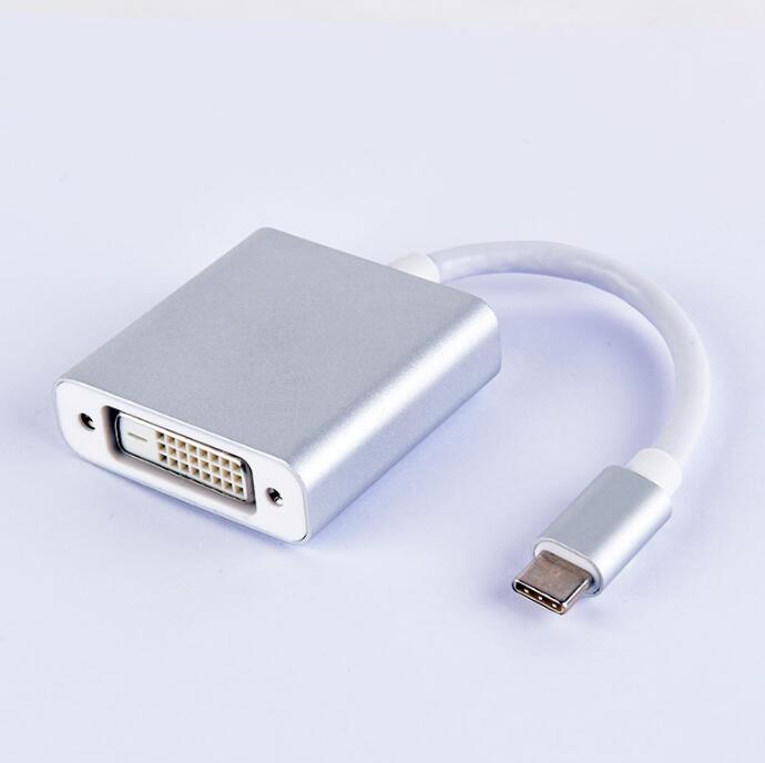 Factory Price Plastic Shell Type C USB C USB 3.1 To DVI Adapter Hub