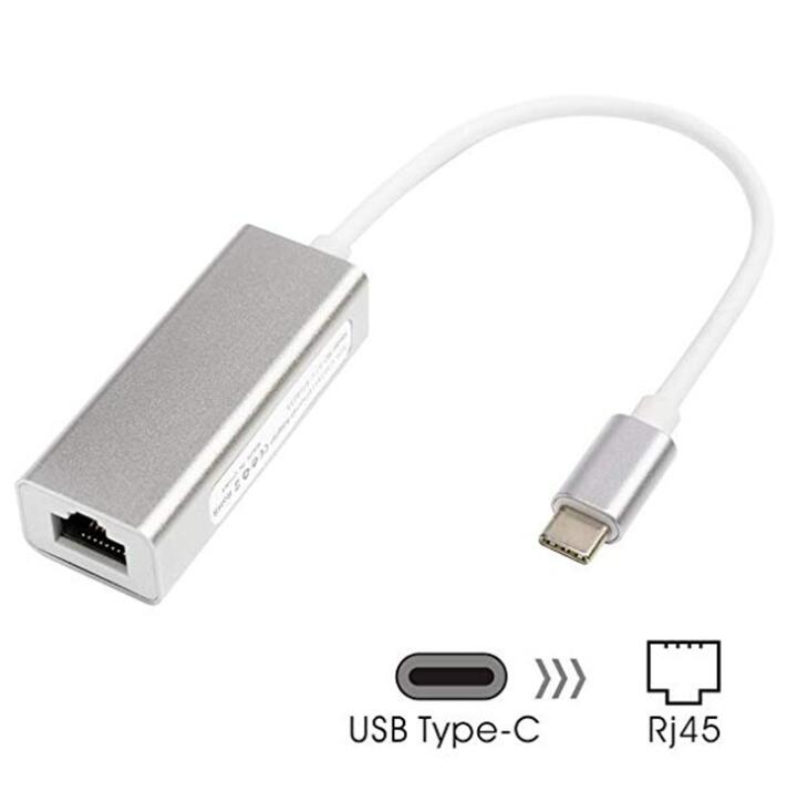USB 3.1 Type c to RJ45 Gigabit Ethernet Port Adapter Cable USB 3.1 c to Lan 