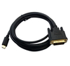 USB Type C male to DVI Male 1080p cable black
