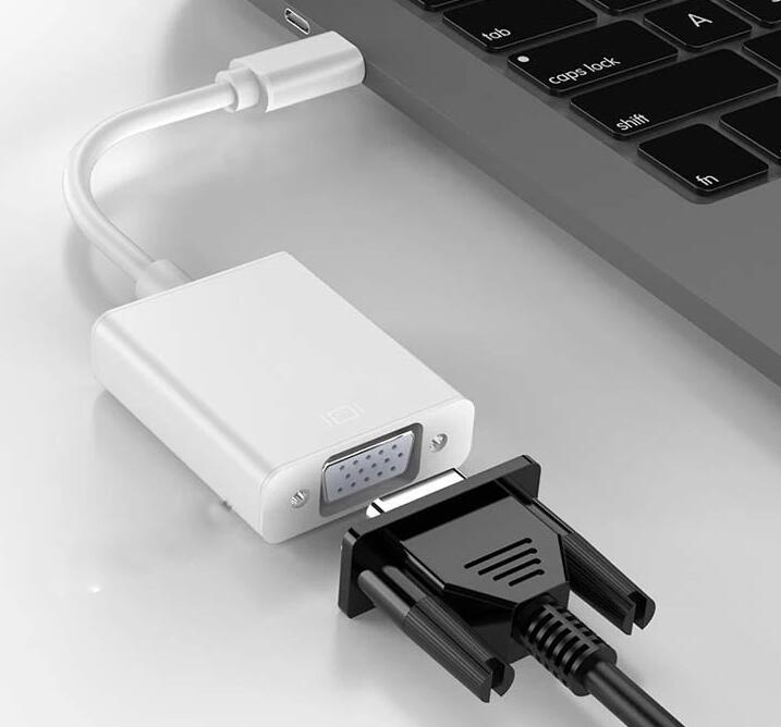 4K USB C Type C to VGA Adapter Cable 