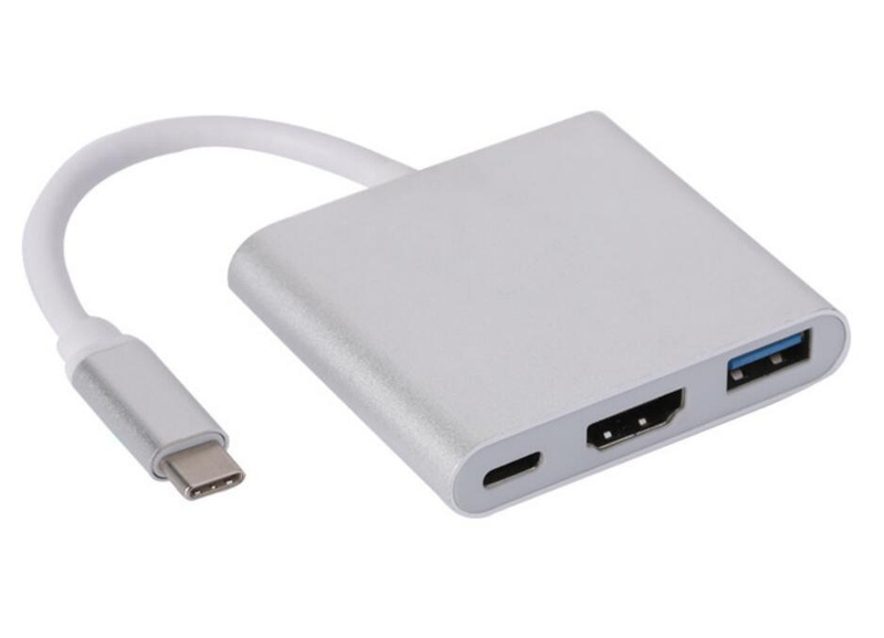 USB C 3 in 1 Hub