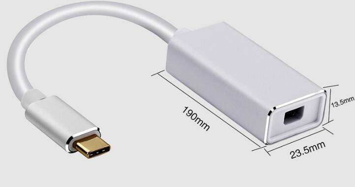 Type C to Mini Display Port Adapter USB C to Mini DP Cable USB 3.1 to Mini DisplayPort Type-C Cable 